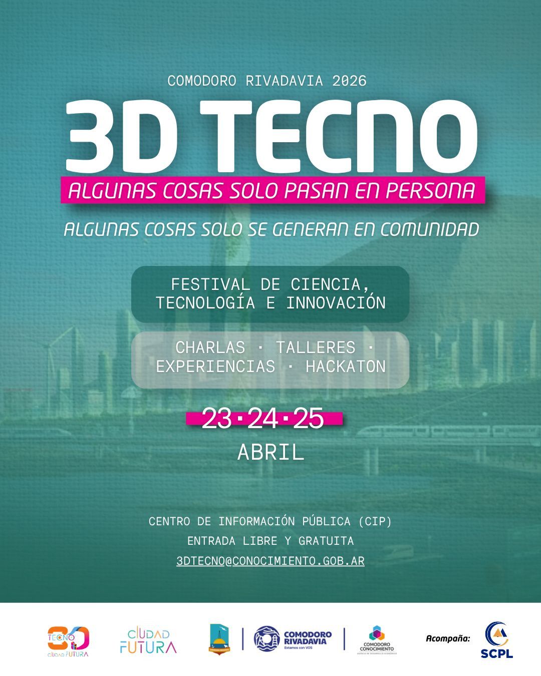 Este jueves comenzará el Festival 3D Tecno en el Centro de Información Pública