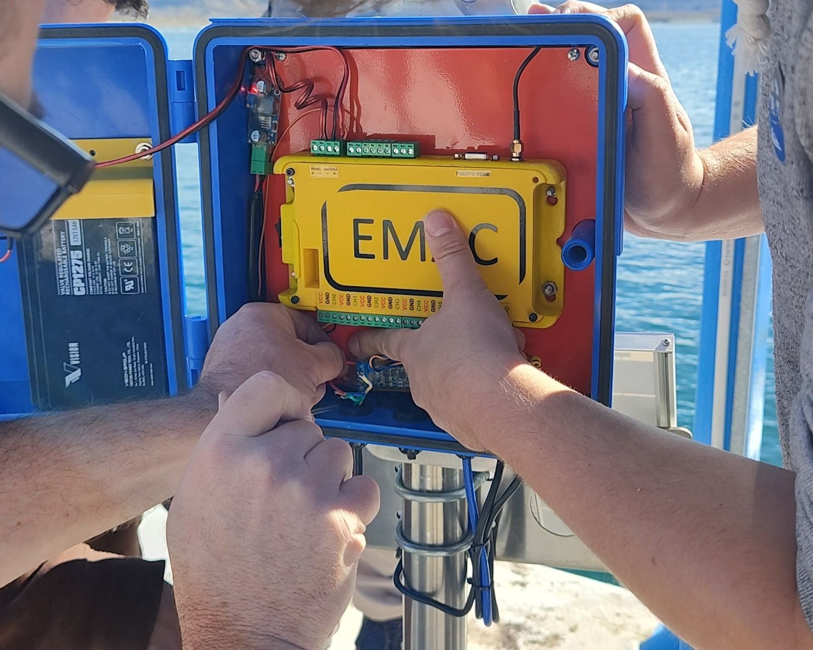 El Observatorio Oceanográfico Golfo San Jorge fortalece su red con nuevas tecnologías