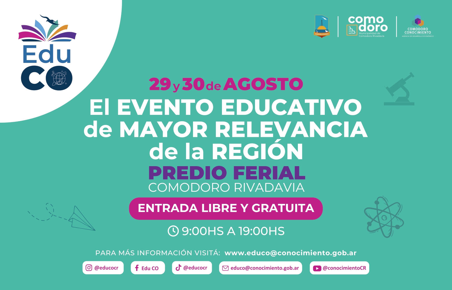 Con una amplia variedad de conferencias y actividades arranca la Muestra EduCO